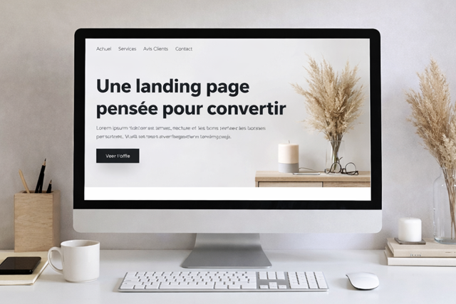 Création de landing page